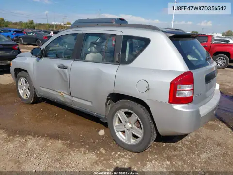 1J8FF47W87D356542 — 2007 Jeep Compass, фото 4 с аукциона IAAI, Передняя часть