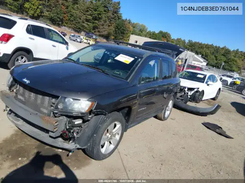 2014 Jeep Compass Latitude VIN 1C4NJDEB3ED761044 фото 3