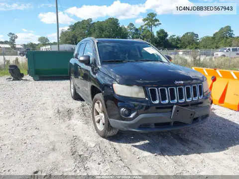 1C4NJDBB3ED567943 — 2014 Jeep Compass, Естественный износ, фото до ремонта