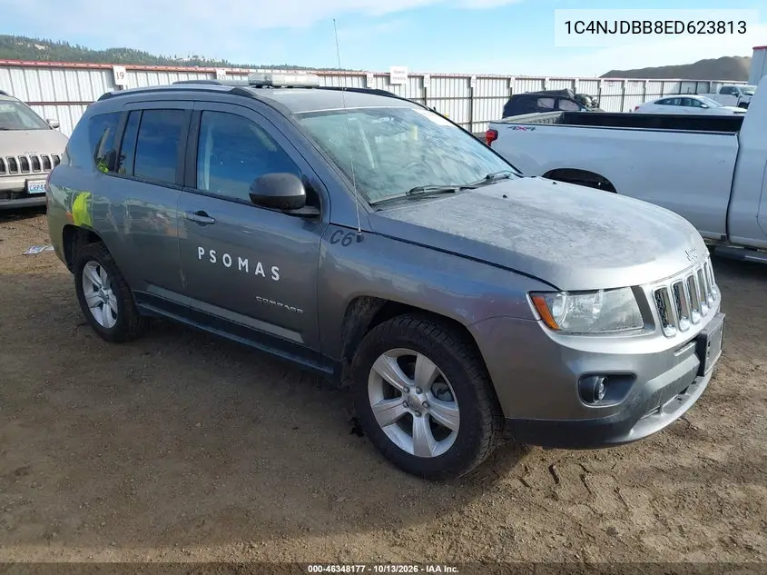 1C4NJDBB8ED623813 — 2014 Jeep Compass, фото 2 с аукциона IAAI, Естественный износ