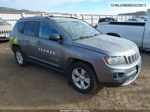 1C4NJDBB8ED623813 — 2014 Jeep Compass, Естественный износ, фото до ремонта