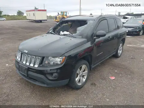 2016 Jeep Compass VIN 1C4NJDAB6GD571554 фото 2