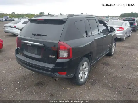 2016 Jeep Compass VIN 1C4NJDAB6GD571554 фото 4