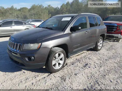 2016 Jeep Compass Sport VIN 1C4NJDBB2GD662271 фото 3