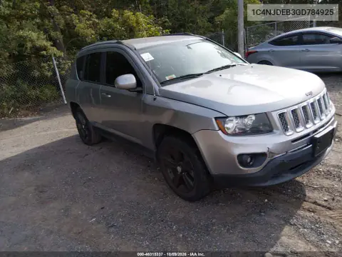 1C4NJDEB3GD784925 — 2016 Jeep Compass, Неизвестные повреждения, фото до ремонта