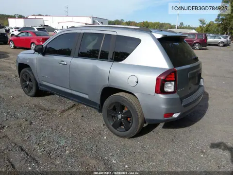 2016 Jeep Compass Latitude VIN 1C4NJDEB3GD784925 фото 3