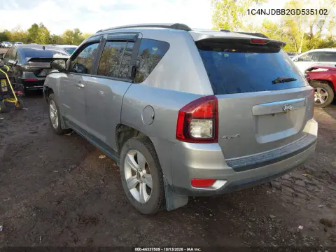 2016 Jeep Compass Sport VIN 1C4NJDBB2GD535102 фото 4