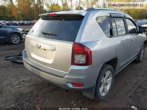 2016 Jeep Compass Sport VIN 1C4NJDBB2GD535102 фото 5