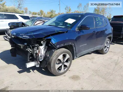 2017 Jeep New Compass Latitude 4X4 VIN 3C4NJDBB6HT667484 фото 3