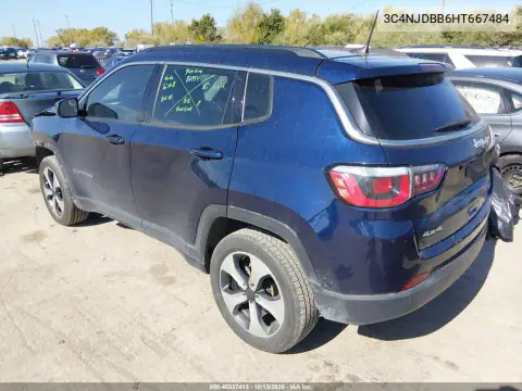 3C4NJDBB6HT667484 — 2017 Jeep Compass, Передняя часть, фото до ремонта