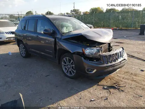 1C4NJDEB8HD190185 — 2017 Jeep Compass, Правая сторона, фото до ремонта