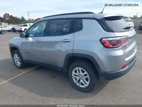 2018 Jeep Compass Sport 4X4 VIN 3C4NJDAB7JT392294 фото 4