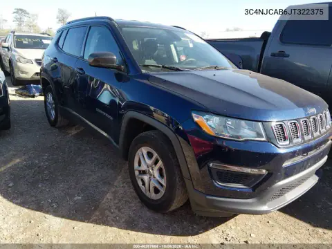 3C4NJCAB6JT322375 — 2018 Jeep Compass, Передний левый, фото до ремонта