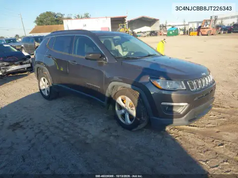 3C4NJCBB8JT226343 — 2018 Jeep Compass, Правая сторона, фото до ремонта