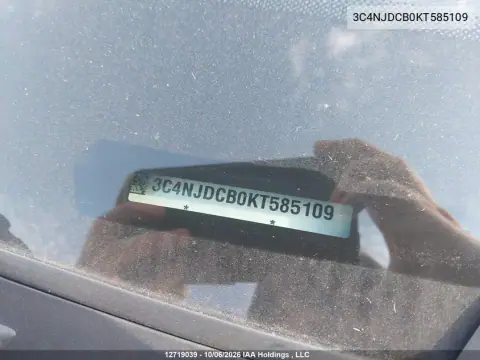2019 Jeep Compass Limited VIN 3C4NJDCB0KT585109 фото 18