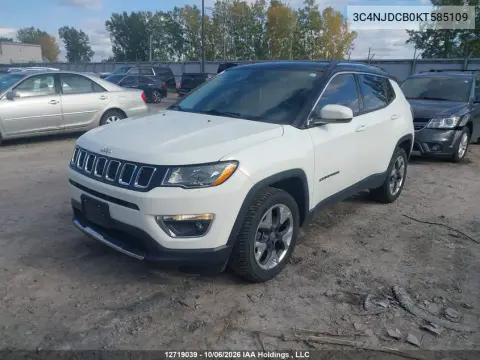 2019 Jeep Compass Limited VIN 3C4NJDCB0KT585109 фото 3