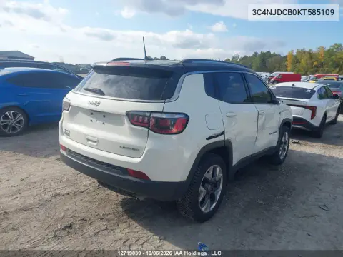 2019 Jeep Compass Limited VIN 3C4NJDCB0KT585109 фото 5