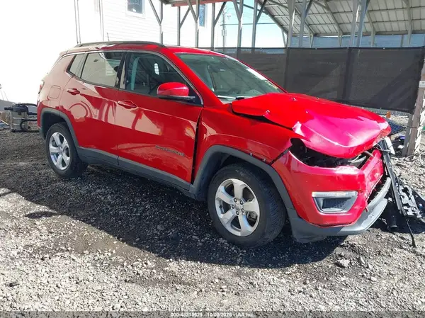3C4NJDBB0KT599884 — 2019 Jeep Compass, Передняя часть (Front End), фото до ремонта