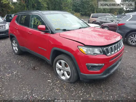 3C4NJDBB5KT602326 — 2019 Jeep Compass, Неизвестные повреждения, фото до ремонта