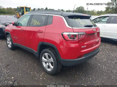 2019 Jeep Compass Latitude 4X4 VIN 3C4NJDBB5KT602326 фото 3