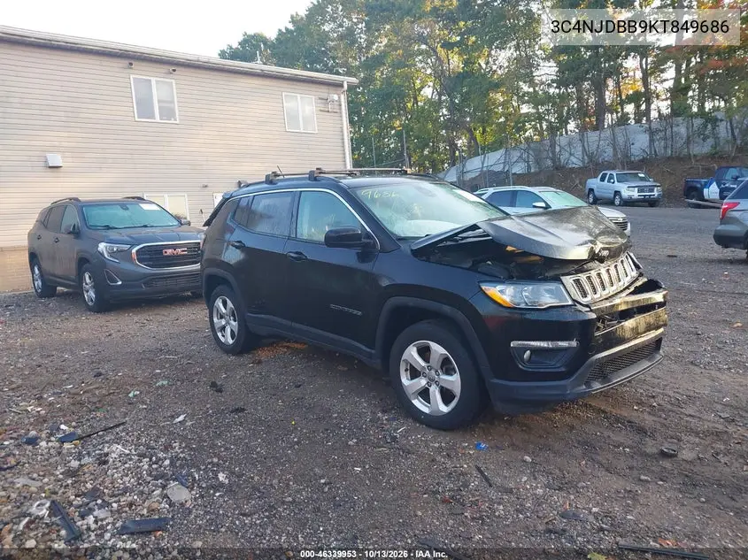 2019 Jeep Compass Latitude 4X4 VIN 3C4NJDBB9KT849686 фото 1