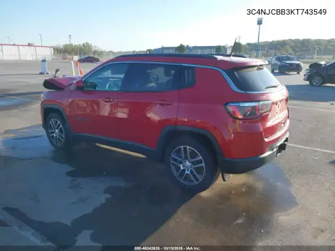 2019 Jeep Compass Sun And Wheel Fwd VIN 3C4NJCBB3KT743549 фото 3