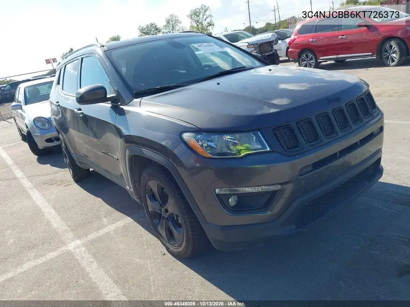 3C4NJCBB6KT726373 — 2019 Jeep Compass, фото 2 с аукциона IAAI, Левый бок