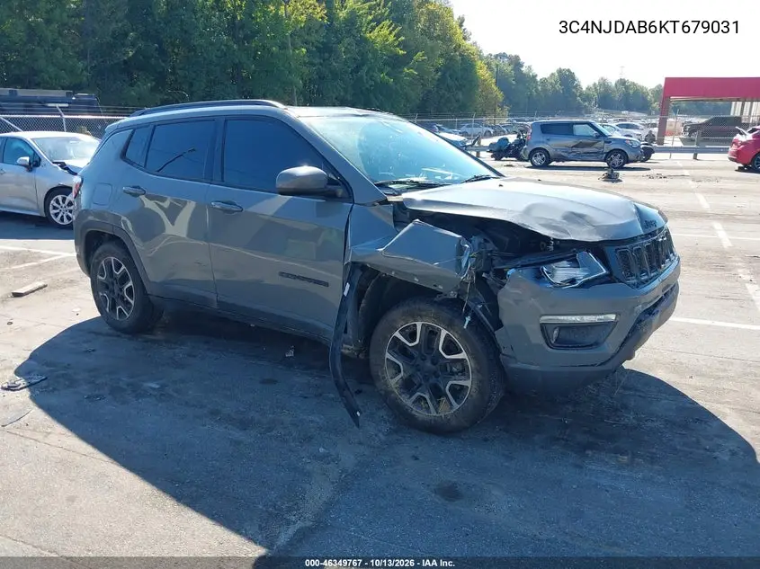 3C4NJDAB6KT679031 — 2019 Jeep Compass, фото 2 с аукциона IAAI, Повреждения со всех сторон