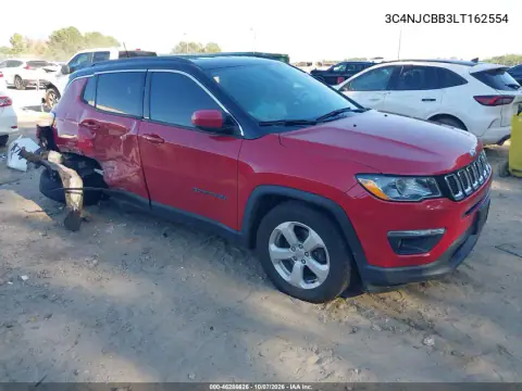 3C4NJCBB3LT162554 — 2020 Jeep Compass, Правая сторона, фото до ремонта