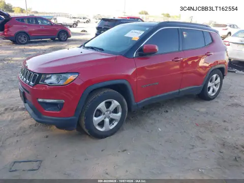 2020 Jeep Compass Latitude Fwd VIN 3C4NJCBB3LT162554 фото 3