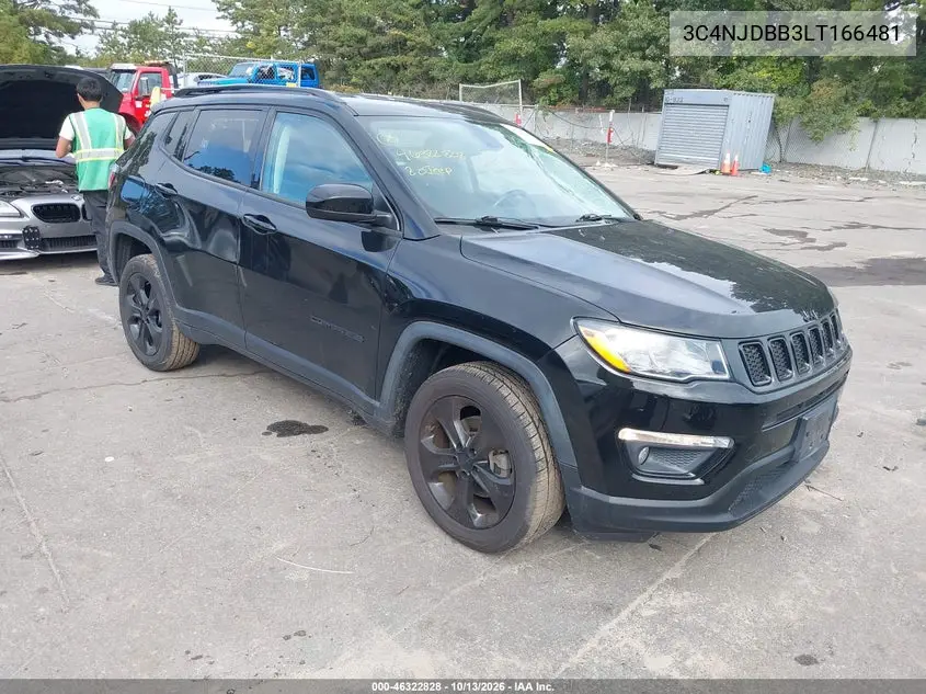 3C4NJDBB3LT166481 — 2020 Jeep Compass, фото 2 с аукциона IAAI, Передняя и задняя части