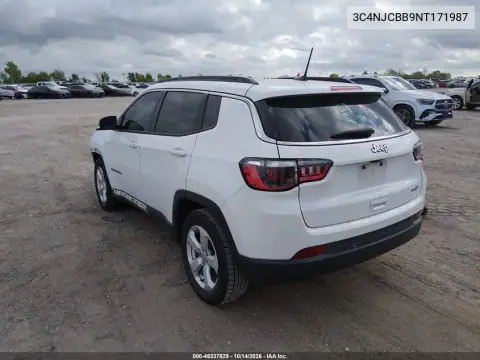 3C4NJCBB9NT171987 — 2022 Jeep Compass, фото 4 с аукциона IAAI, Передняя часть