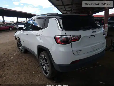 3C4NJDCN4PT541258 — 2023 Jeep Compass, фото 3 с аукциона IAAI, Передняя часть