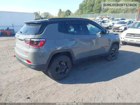 2024 Jeep Compass Trailhawk 4X4 VIN 3C4NJDDN3RT578626 фото 4