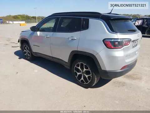 2025 Jeep Compass Limited 4X4 VIN 3C4NJDCN5ST521321 фото 3