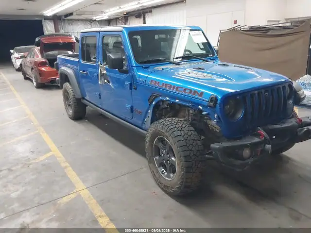1C6JJTBG0NL135621 — 2022 Jeep Gladiator Rubicon 4X4, Передняя часть (Front End), фото до ремонта