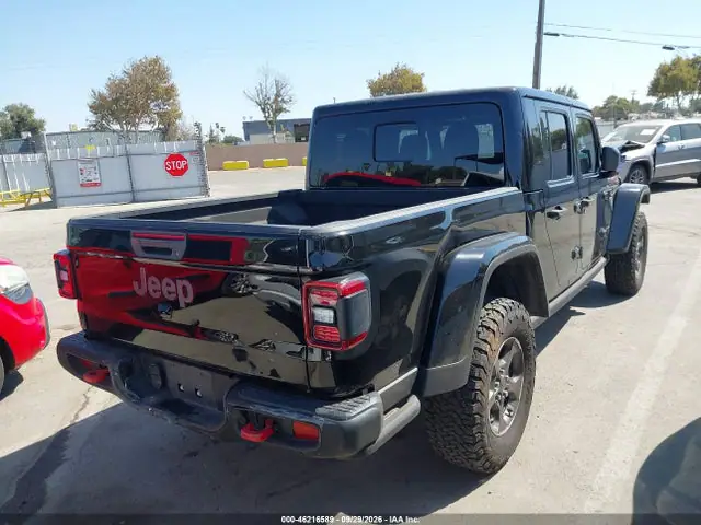 2022 Jeep Gladiator Rubicon 4x4 VIN 1C6JJTBG9NL156516 фото 4