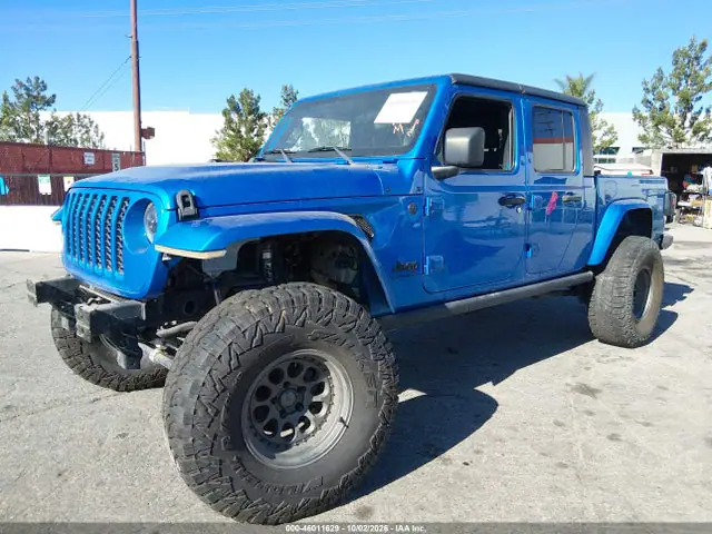 2022 Jeep Gladiator Sport S 4x4 VIN 1C6HJTAG9NL131678 фото 2
