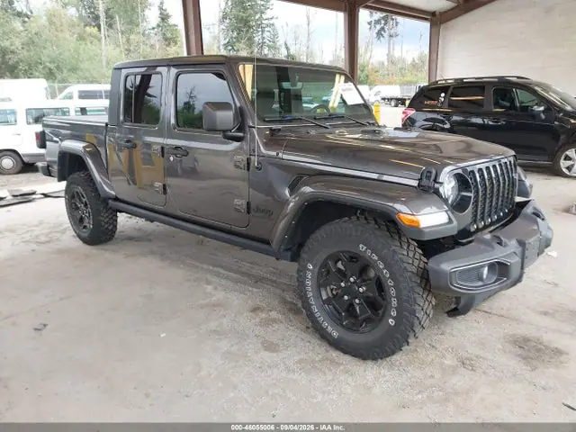 1C6HJTAG0NL102750 — 2022 Jeep Gladiator Willys 4X4, Передняя часть слева (Left Front), фото до ремонта