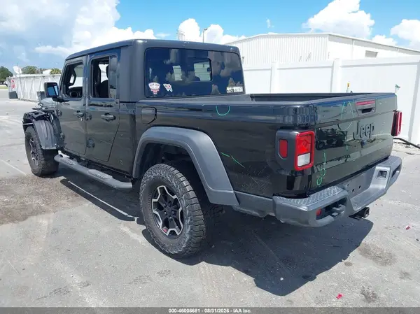 1C6HJTAG1LL177325 — 2020 Jeep Gladiator, фото 3 с аукциона IAAI 19.10.2026, Подтопление
