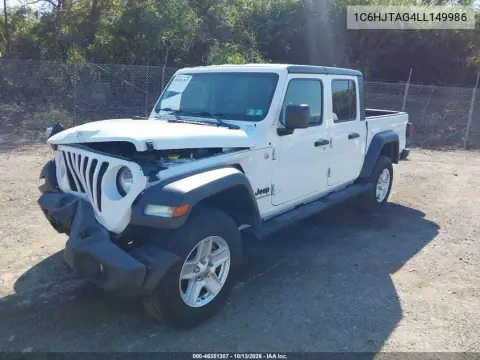 1C6HJTAG4LL149986 — 2020 Jeep Gladiator, фото 2 с аукциона IAAI, Передняя часть