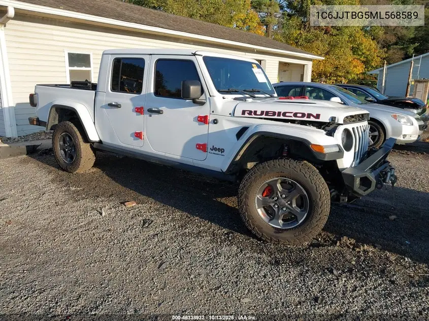 2021 Jeep Gladiator Rubicon 4X4 VIN 1C6JJTBG5ML568589 фото 1