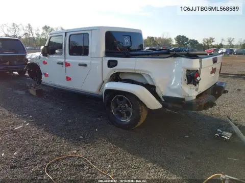 2021 Jeep Gladiator Rubicon 4X4 VIN 1C6JJTBG5ML568589 фото 3