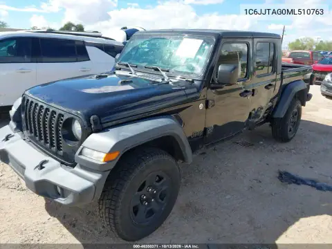 1C6JJTAG0ML510763 — 2021 Jeep Gladiator, фото 3 с аукциона IAAI, Боковая часть
