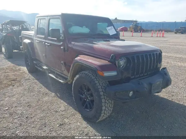 1C6HJTAG5NL126378 — 2022 Jeep Gladiator, Передняя часть (Front End), фото до ремонта