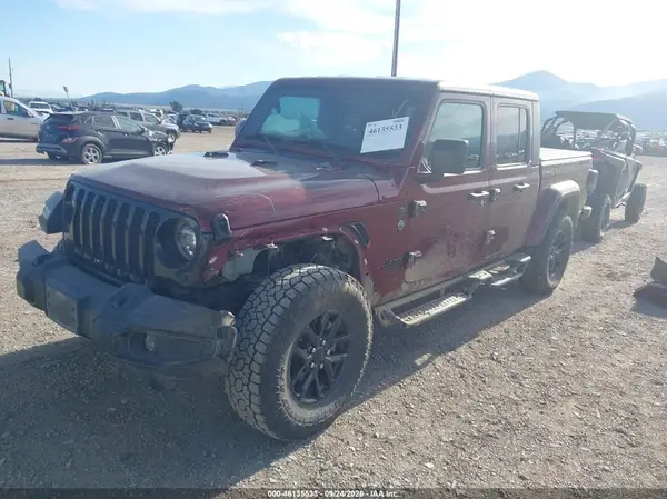 1C6HJTAG5NL126378 — 2022 Jeep Gladiator, фото 2 с аукциона IAAI, Передняя часть