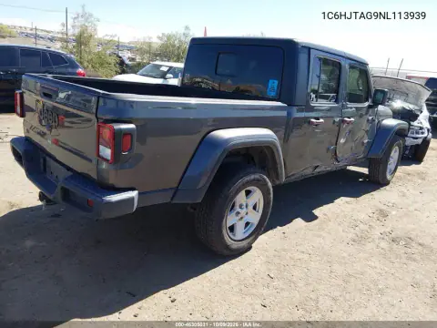 2022 Jeep Gladiator Sport S 4X4 VIN 1C6HJTAG9NL113939 фото 5