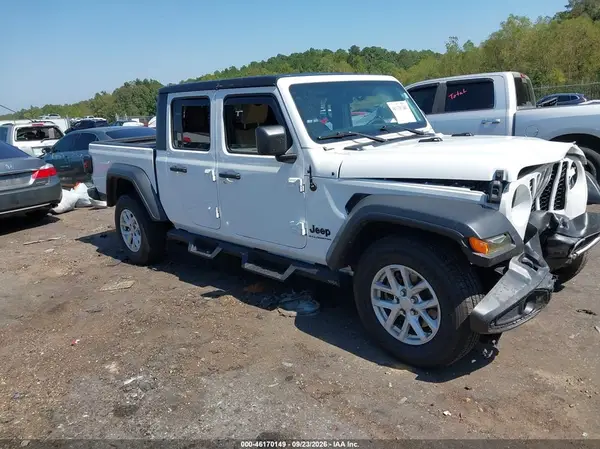 1C6HJTAG0PL591802 — 2023 Jeep Gladiator, Передняя часть (Front End), фото до ремонта