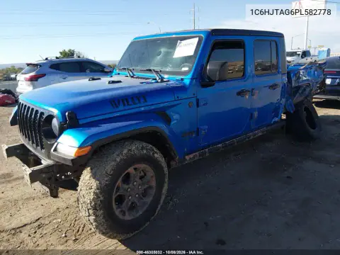 2023 Jeep Gladiator Willys 4X4 VIN 1C6HJTAG6PL582778 фото 3