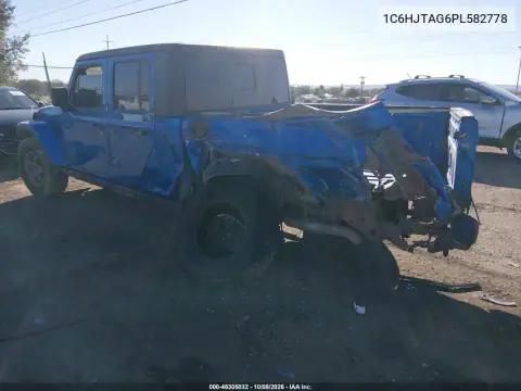 2023 Jeep Gladiator Willys 4X4 VIN 1C6HJTAG6PL582778 фото 4